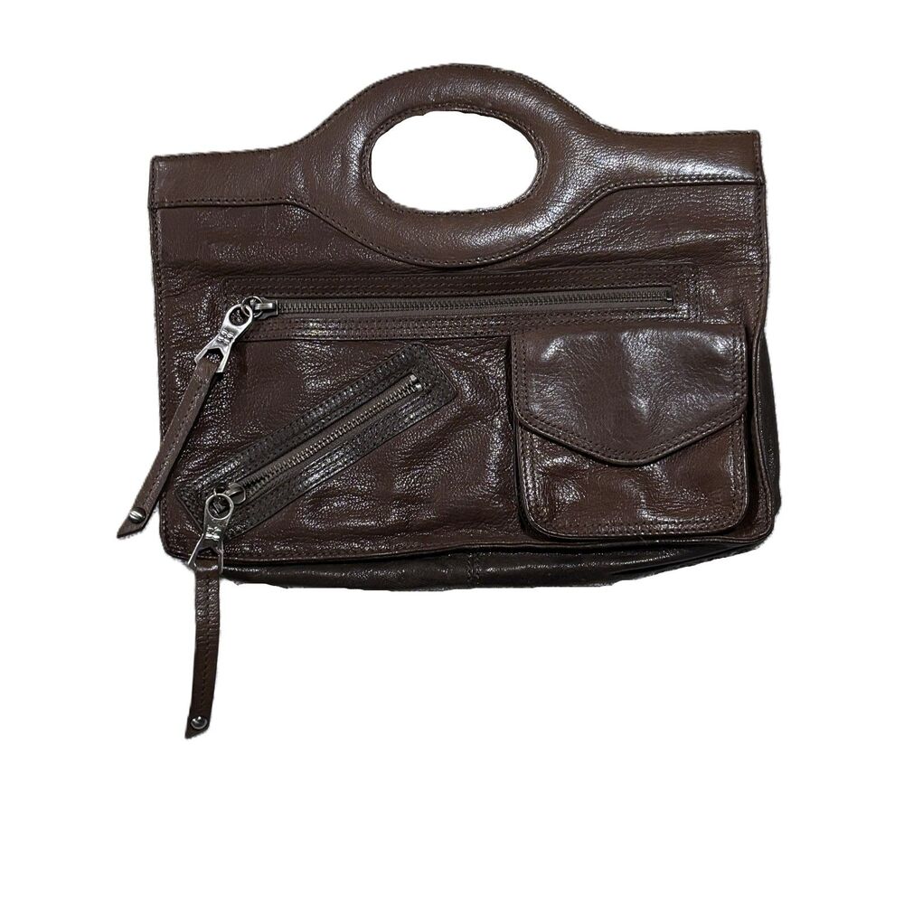 BCBGMAXAZRIA Edgy Army Green Leather Handbag 👜